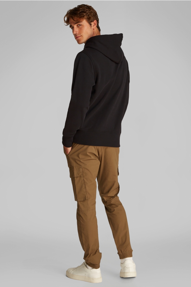 SERIF FONT GRAPHIC HOODIE J30J327520 CK BLACK